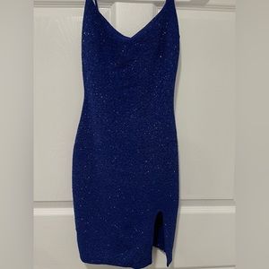 Blue sparkly dress